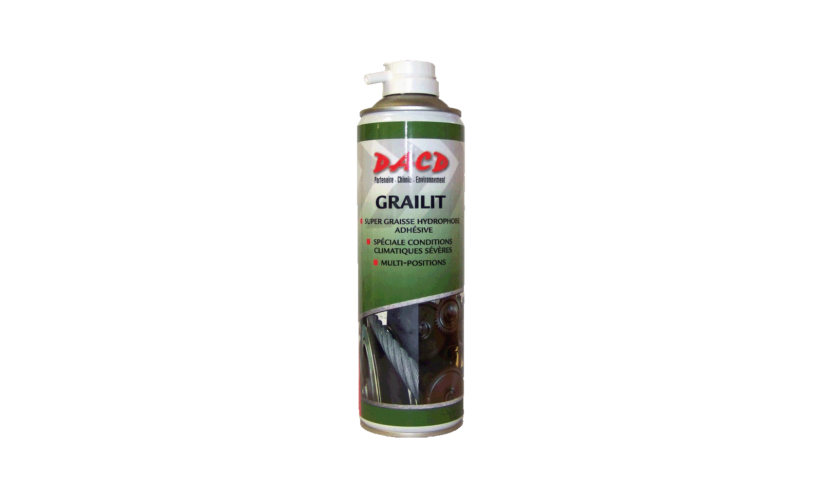 Graisse hydrophobe adhésive sur tous éléments en mouvement
