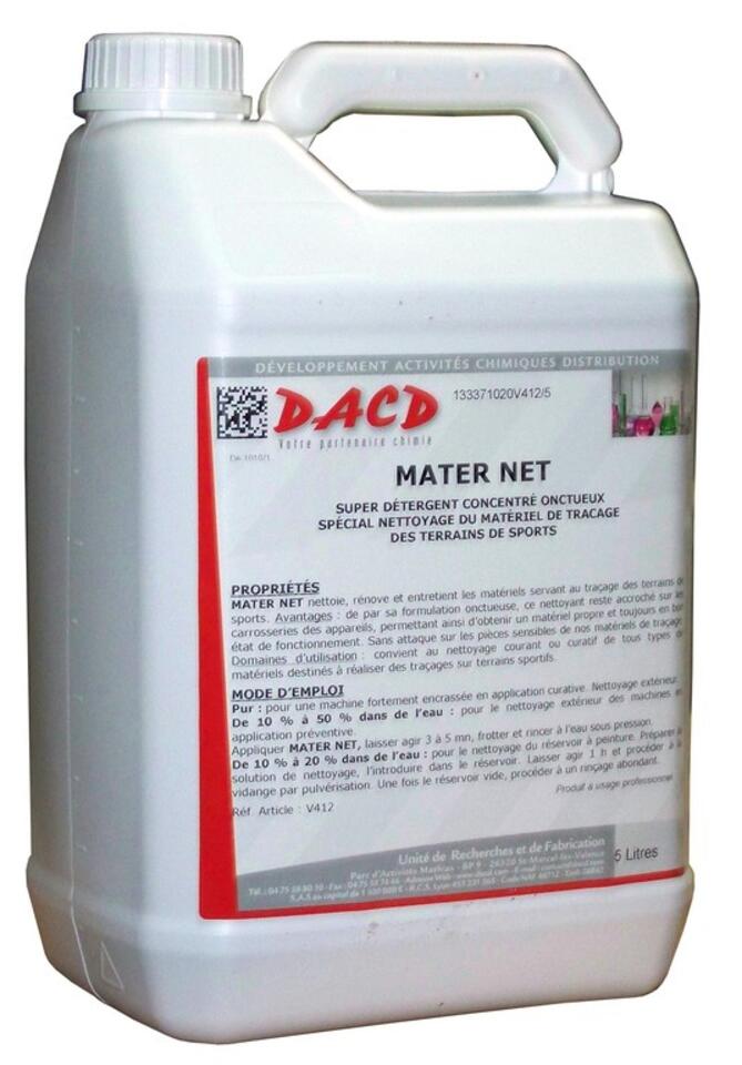 Nettoyant spécial matériel de traçage des terrains de sport