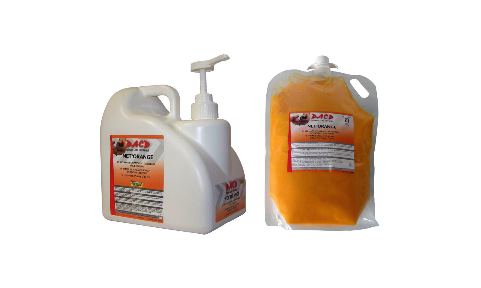 Gel mains lavant avec microbilles minérales