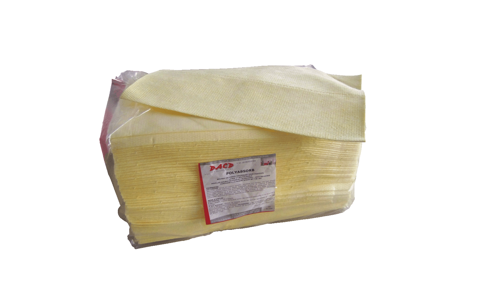 Buvard en fibres absorbant tous liquides, léger et réutilisable