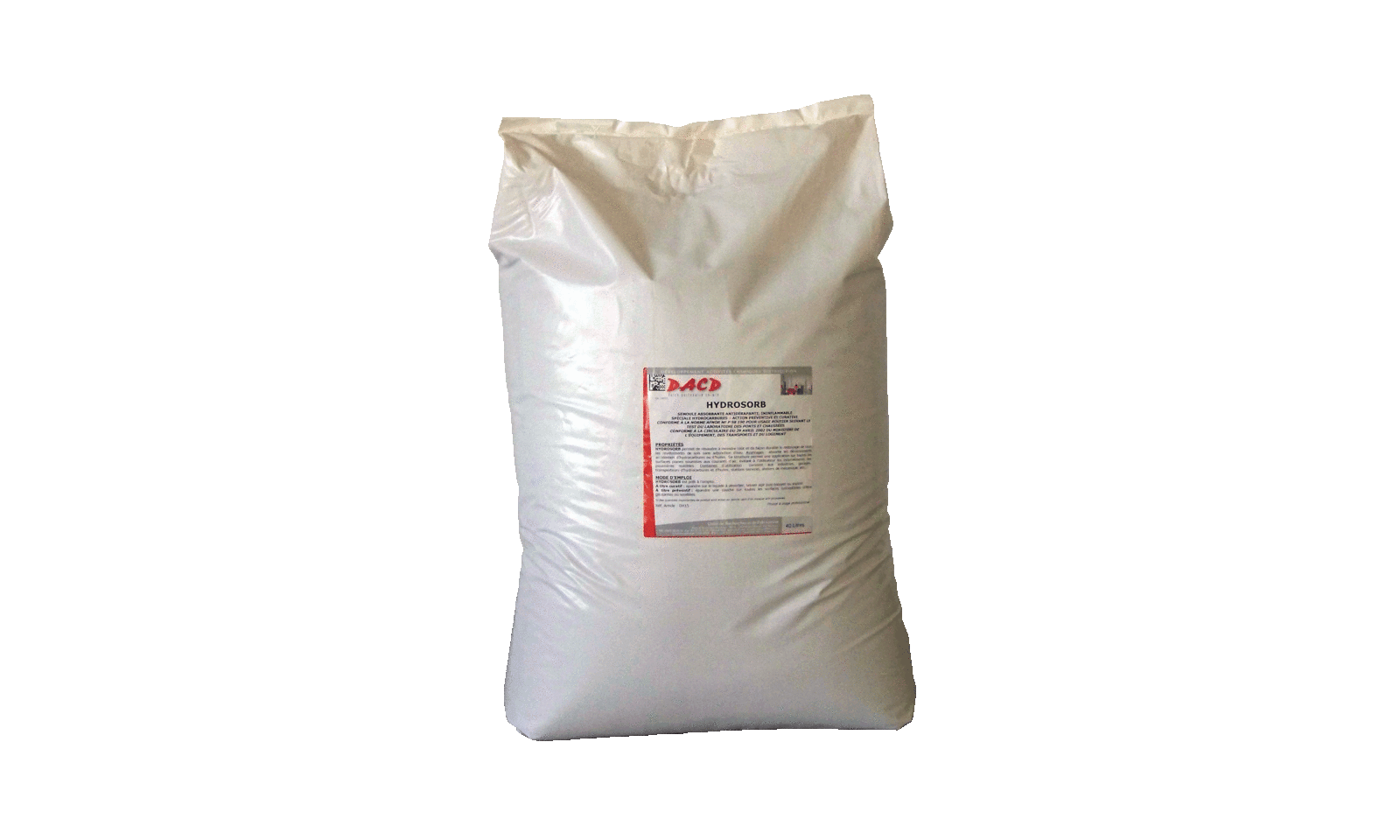 Semoule absorbante antidérapante, ininflammable