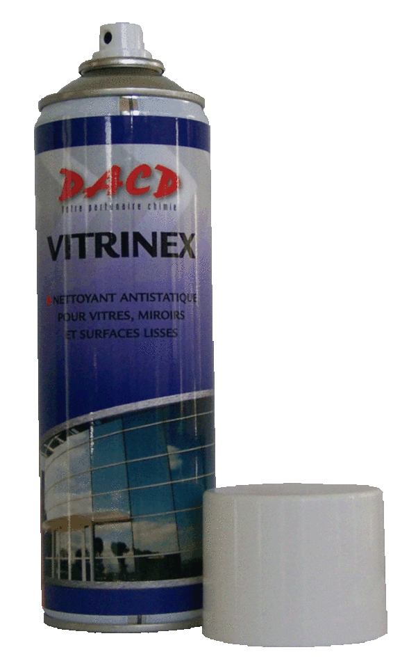 Nettoyant antistatique pour vitres, miroirs et surfaces lisses