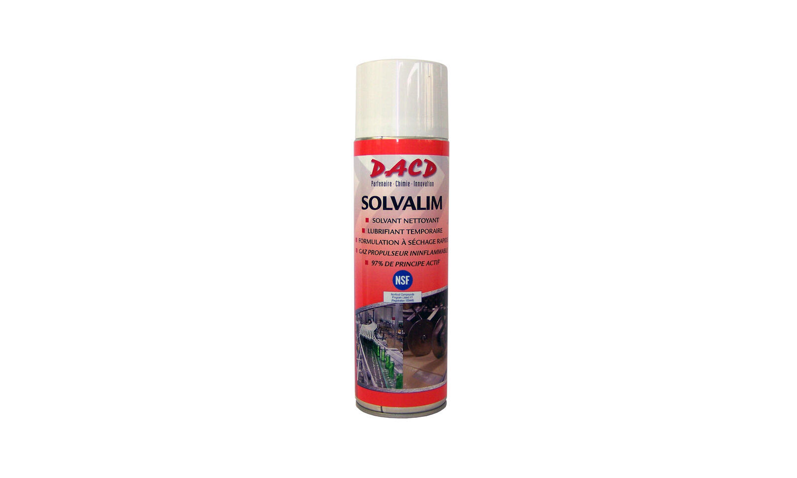 Solvant nettoyant - lubrifiant temporaire NSF H1