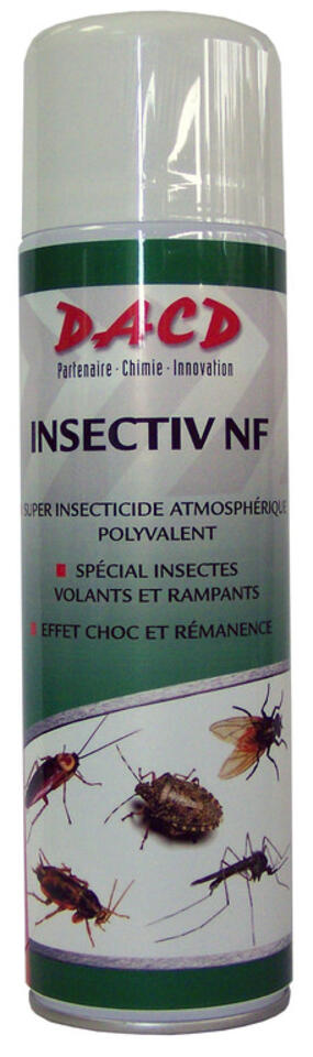 Insecticide polyvalent insectes rampants et insectes volants