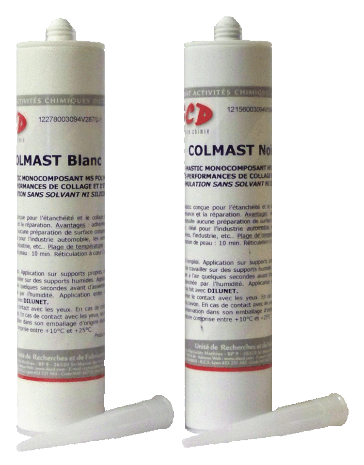 Colle-mastic monocomposant sans solvant ni silicone