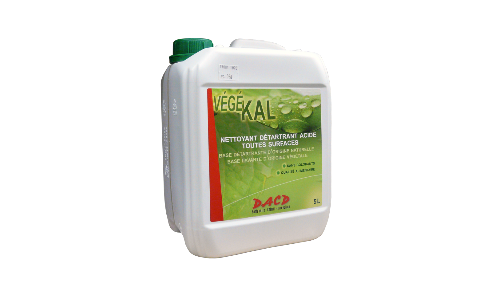 Nettoyant détartrant acide d'origine naturelle