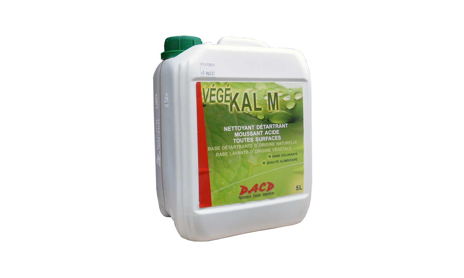 Nettoyant détartrant moussant acide d'origine naturelle