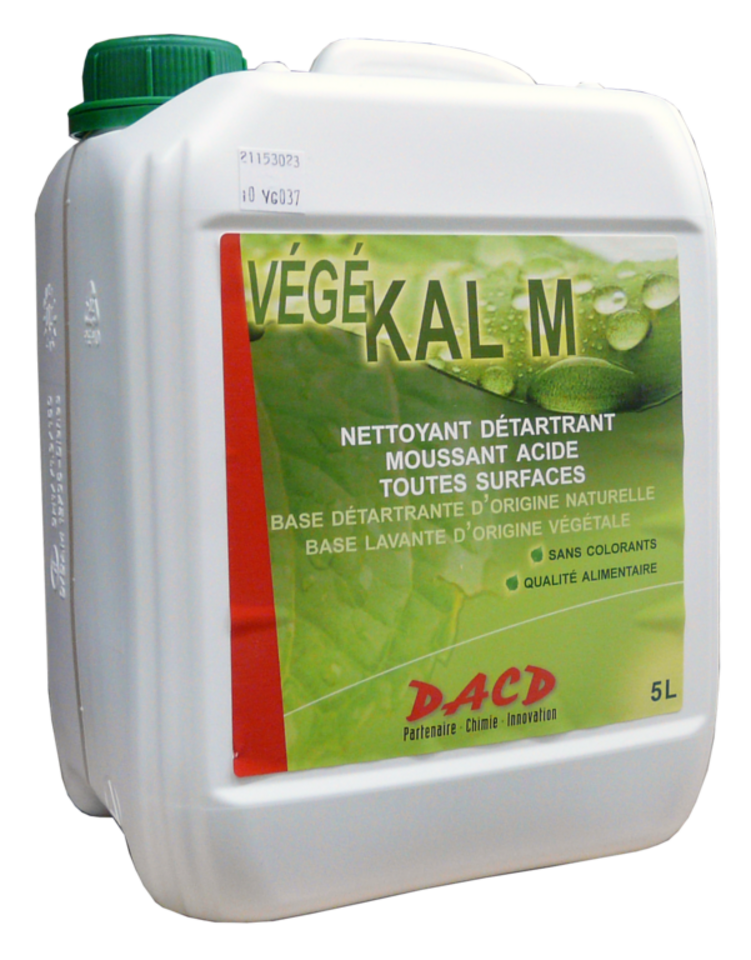 Nettoyant détartrant moussant acide d'origine naturelle
